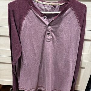 Tailor Vintage Maroon Henley Shirt